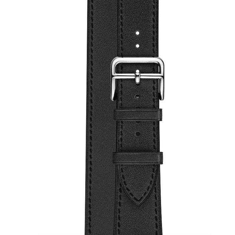 Skorter | For Apple Watch 3 / 2 / 1 Generation 38mm Universal Leather Double Loop Watch Band (red)