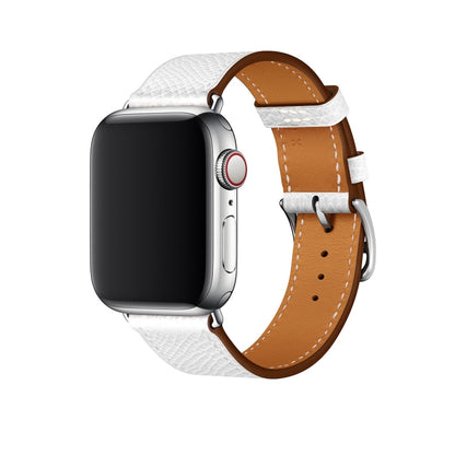 Skorter | For Apple Watch 3 / 2 / 1 Generation 42mm Universal Leather Crossband (White)