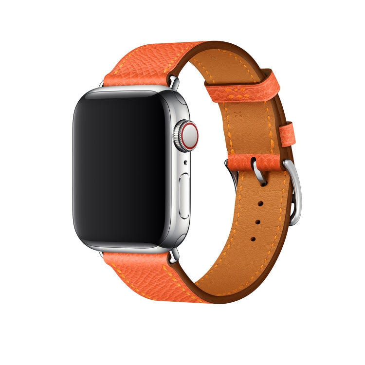 Skorter | For Apple Watch 3 / 2 / 1 Generation 42mm Universal Leather Crossband (Orange)