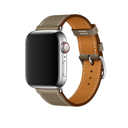 Skorter | For Apple Watch 3 / 2 / 1 Generation 42mm Universal Leather Crossband (Gray)