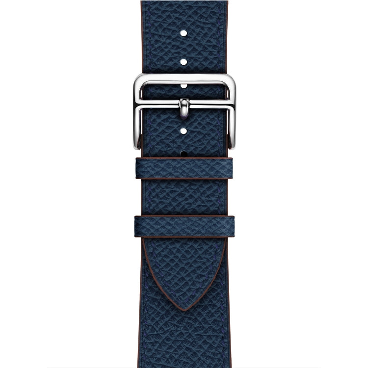 Skorter | For Apple Watch 3 / 2 / 1 Generation 42mm Universal Leather Crossband (Dark Blue)