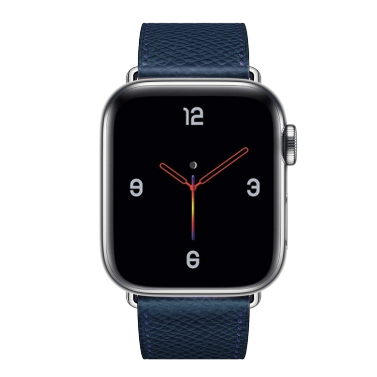 Skorter | For Apple Watch 3 / 2 / 1 Generation 42mm Universal Leather Crossband (Dark Blue)