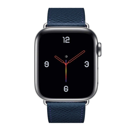 Skorter | For Apple Watch 3 / 2 / 1 Generation 42mm Universal Leather Crossband (Dark Blue)