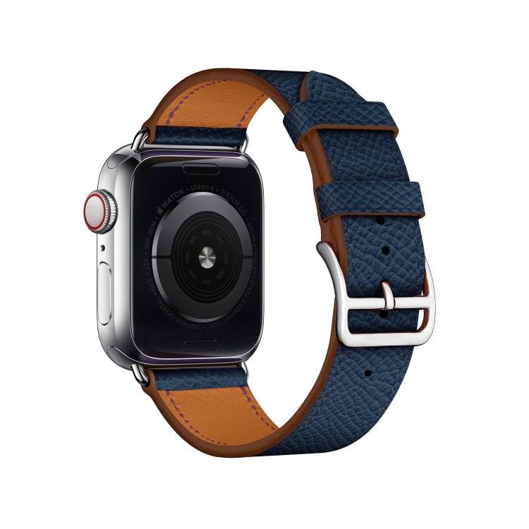 Skorter | For Apple Watch 3 / 2 / 1 Generation 42mm Universal Leather Crossband (Dark Blue)