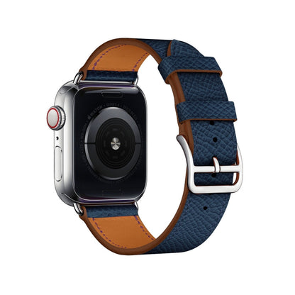 Skorter | For Apple Watch 3 / 2 / 1 Generation 42mm Universal Leather Crossband (Dark Blue)