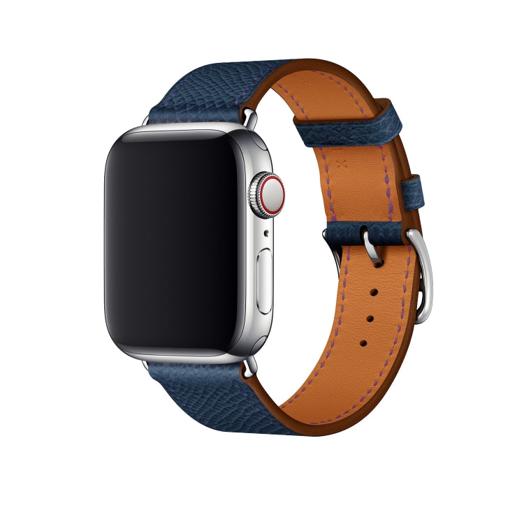 Skorter | For Apple Watch 3 / 2 / 1 Generation 42mm Universal Leather Crossband (Dark Blue)