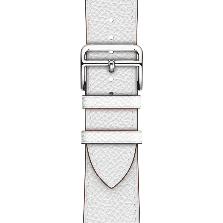 Skorter | For Apple Watch 3 / 2 / 1 Generation 38mm Universal Leather Cross Bracelet (White)