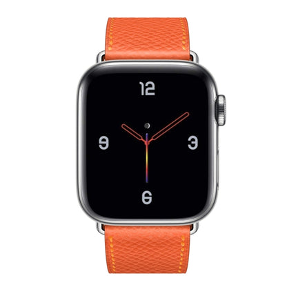 Skorter | For Apple Watch 3 / 2 / 1 Generation 38mm Universal Leather Crossband (Orange)