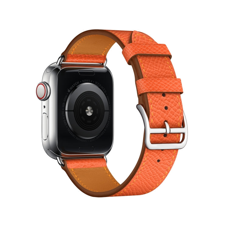 Skorter | For Apple Watch 3 / 2 / 1 Generation 38mm Universal Leather Crossband (Orange)