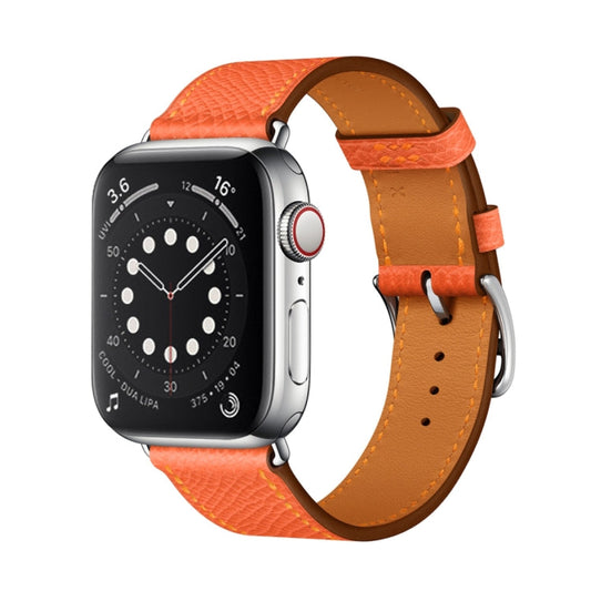 Skorter | For Apple Watch 3 / 2 / 1 Generation 38mm Universal Leather Crossband (Orange)