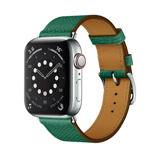 Skorter | For Apple Watch 3 / 2 / 1 Generation 38mm Universal Leather Cross Band (Green)