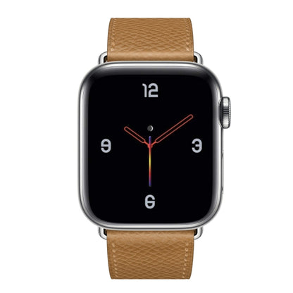 Skorter | For Apple Watch 3 / 2 / 1 Generation 38mm Universal Leather Crossband (Brown)