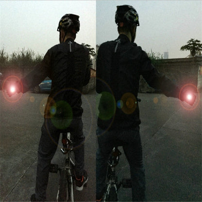 Skorter | Automatic Induction Turn Signal Gloves Riding Warning Light Gloves, Color:Black(XL)