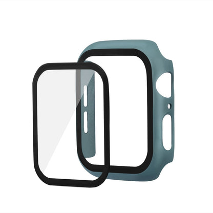 Skorter | ENKAY Hat-Prince Full Protection PC Case + Tempered Glass Protection for Apple Watch Series 5 / 4 44mm (Green)