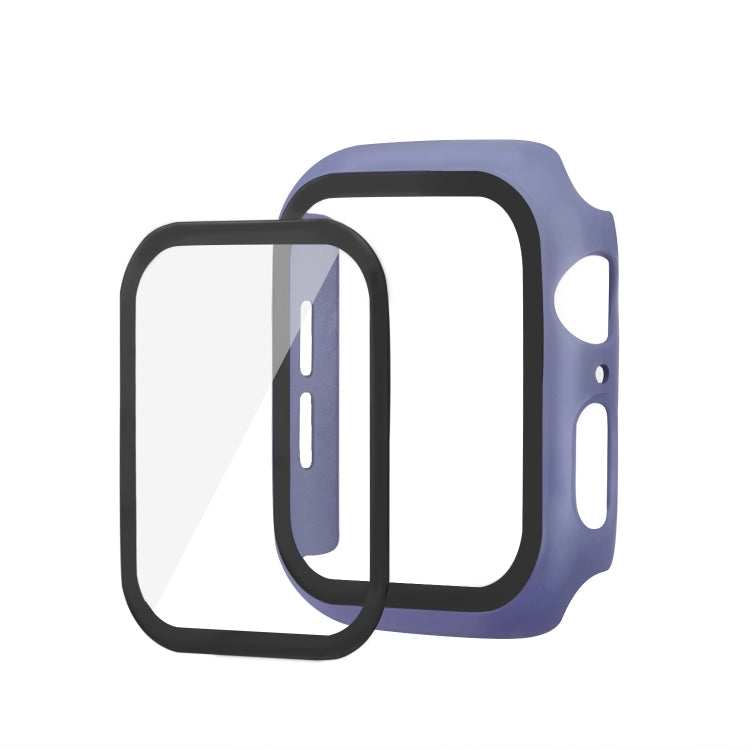 Skorter | ENKAY Hat-prince Full Protection PC Case + Tempered Glass Protection for Apple Watch Series 5 / 4 40mm (Blue)