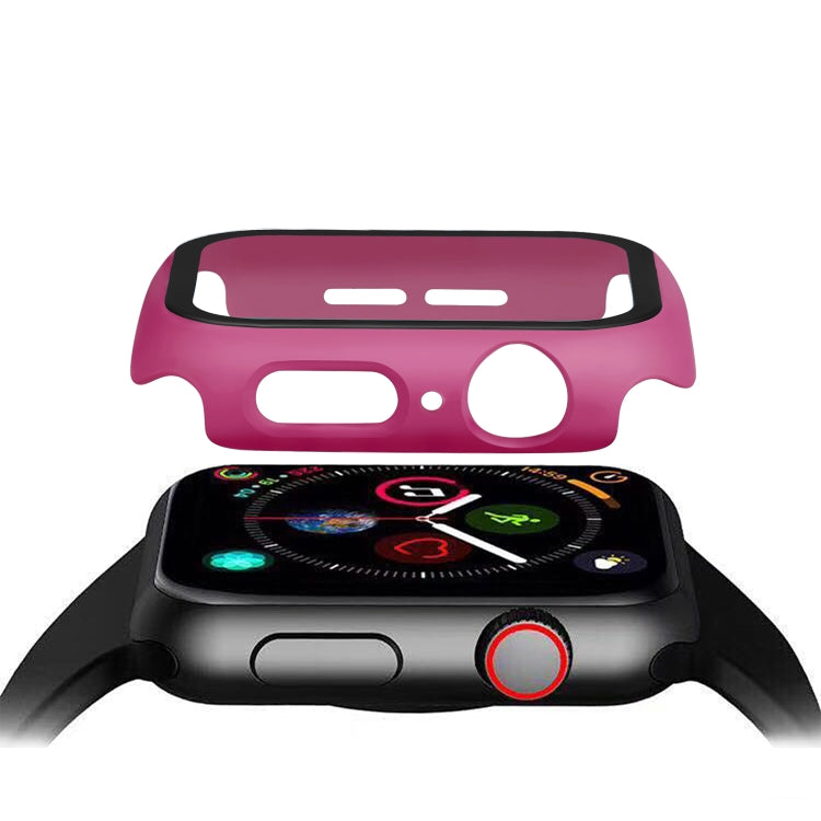 Skorter | ENKAY Hat-Prince Full Protection PC Case + Tempered Glass Protect for Apple Watch Series 5 / 4 40mm (Rose)