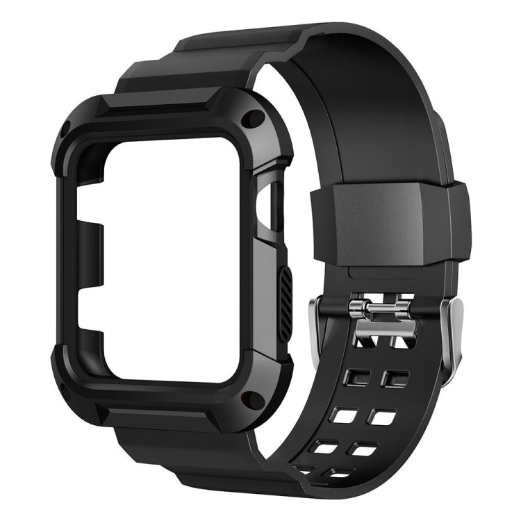 Skorter | For Apple Watch 3 / 2 / 1 Generation 38mm All-In-One Silicone Band (Black)