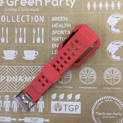 Skorter | For Apple Watch 3 / 2 / 1 Generation 38mm All-In-One Silicone Strap (Red + Black)