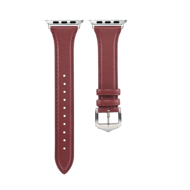 Skorter | For Apple Watch 3 / 2 / 1 Generations 42mm Universal Thin Leather Strap (Crazy Horse Brown)