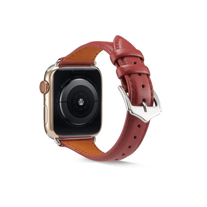 Skorter | For Apple Watch 3 / 2 / 1 Generations 42mm Universal Thin Leather Strap (Crazy Horse Brown)