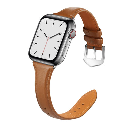 Skorter | For Apple Watch 3 / 2 / 1 generations 42mm universal thin leather band (Brown)