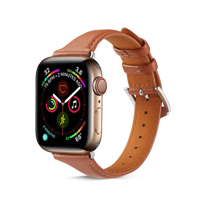 Skorter | For Apple Watch 3 / 2 / 1 generations 42mm universal thin leather band (Brown)