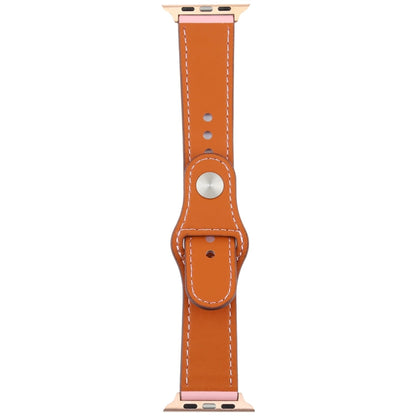 Skorter | For Apple Watch 3 / 2 / 1 Generation 42mm Universal Buckle Leather Strap (Pink)