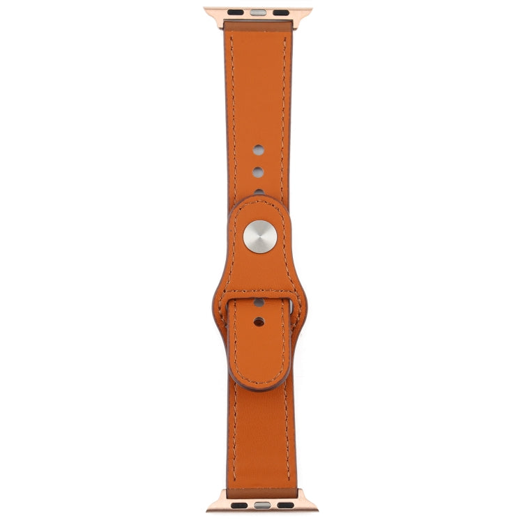 Skorter | For Apple Watch 3 / 2 / 1 Generation 42mm Universal Buckle Leather Strap (Brown)