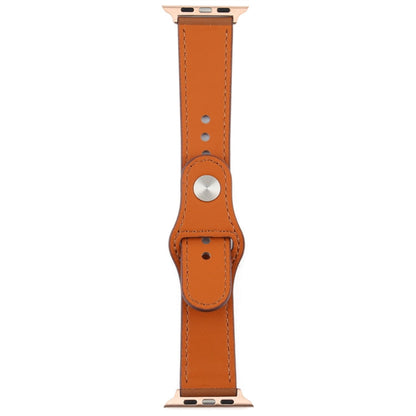 Skorter | For Apple Watch 3 / 2 / 1 Generation 42mm Universal Buckle Leather Strap (Brown)