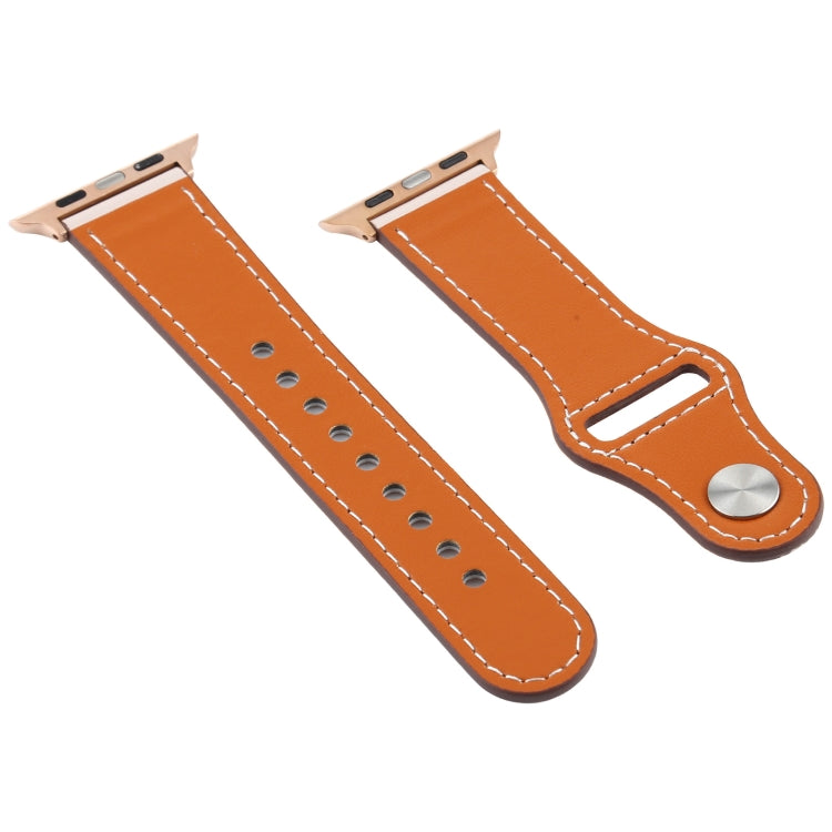 Skorter | For Apple Watch 3 / 2 / 1 Generation 38mm Universal Buckle Leather Strap (Ivory White)