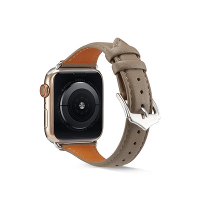 Skorter | For Apple Watch 3 / 2 / 1 generations 38mm universal thin leather strap (dark gray)