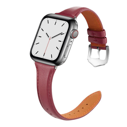 Skorter | For Apple Watch 3 / 2 / 1 generations 38mm Universal Thin Leather Strap (Crazy Horse Brown)