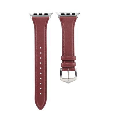 Skorter | For Apple Watch 3 / 2 / 1 generations 38mm Universal Thin Leather Strap (Crazy Horse Brown)