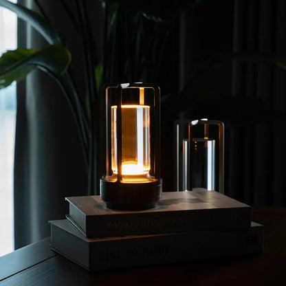 Skorter | CrystalGlow - Wireless Rechargeable Crystal Table Lamp – LED Mood Lighting for Living Room & Balcony