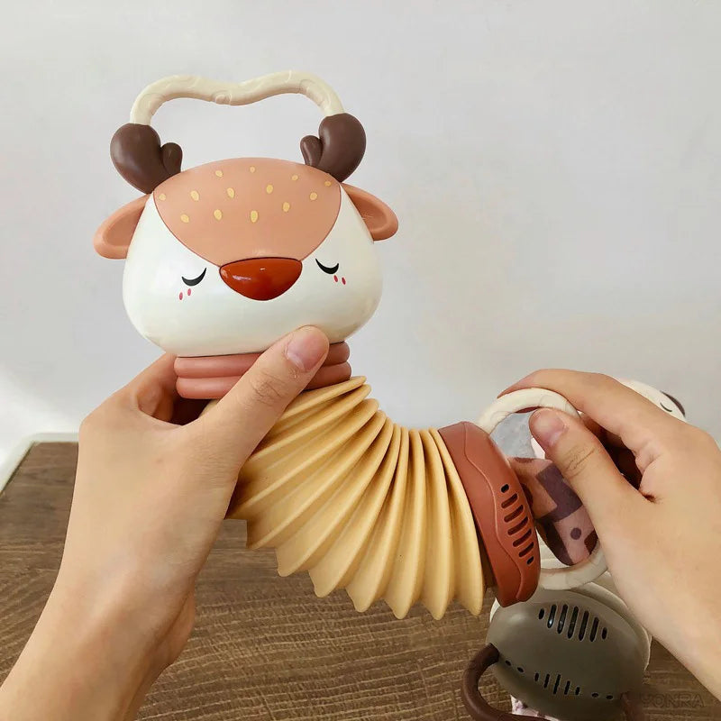 Skorter | 2-in-1 Baby Accordion and Rattle - Stimulate the Senses with Soothing Sounds