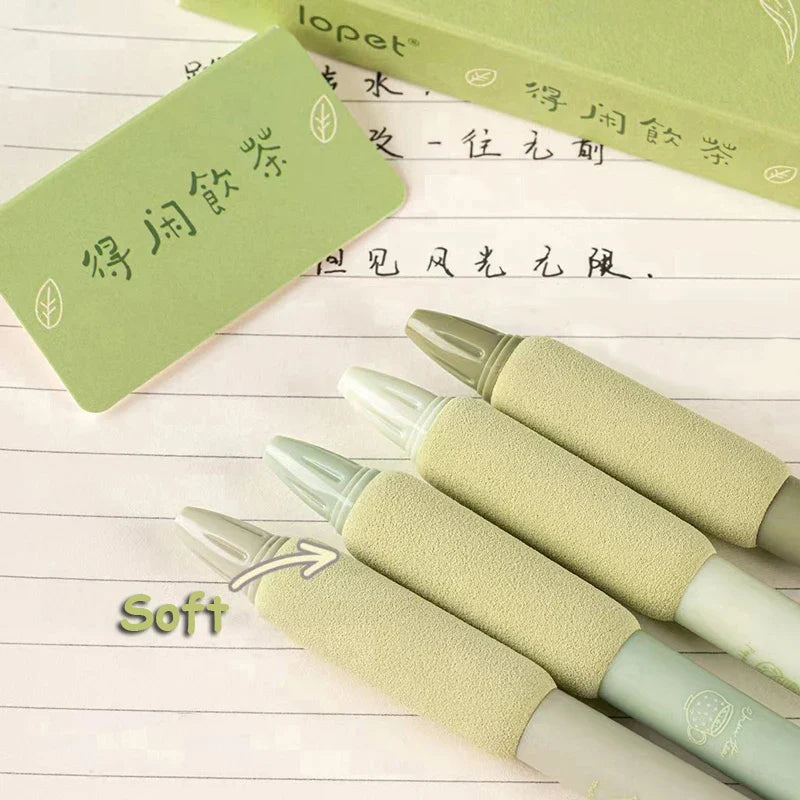 Skorter | 4PCS Green Series 0.5MM Gel Pens Pack