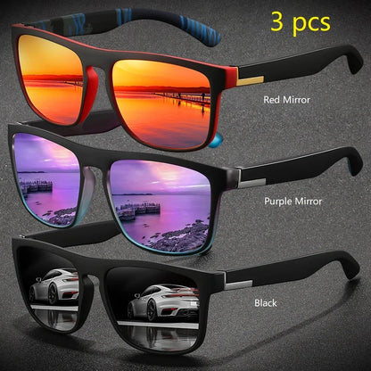 Skorter | Square Sports Sunglasses UV400 Unisex Fishing & Driving Eyewear