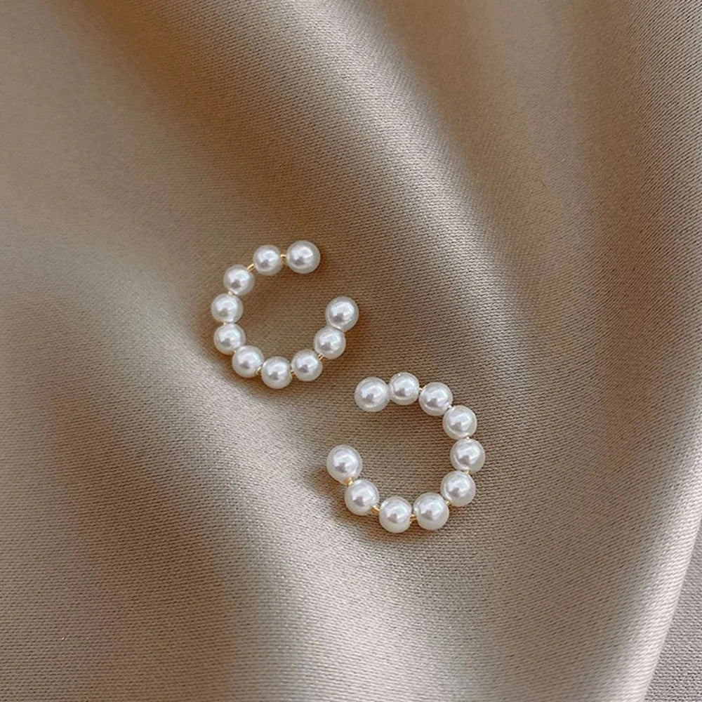 Skorter | Beaded Cuff Clip Earrings