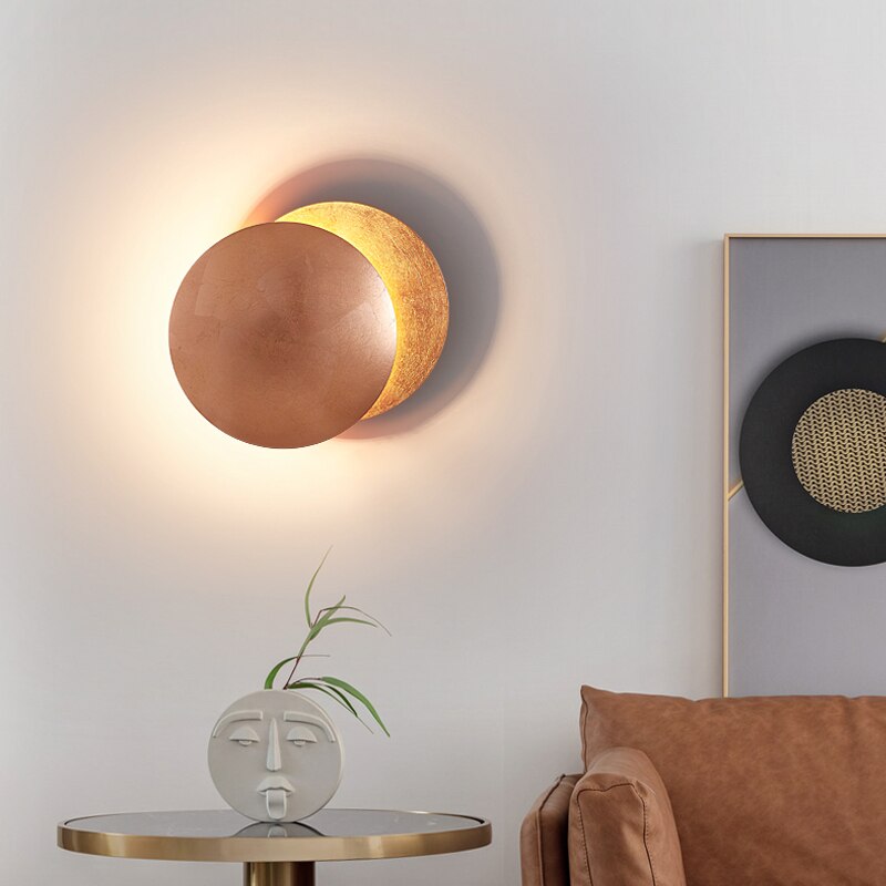 Skorter | SolGlow Solar Eclipse LED Wall Light | Modern Mood Light | Elegant Wall Lamp for Living Room & Bedroom