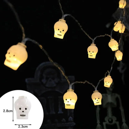 Skorter | Halloween LED Pumpkin & Skull String Lights