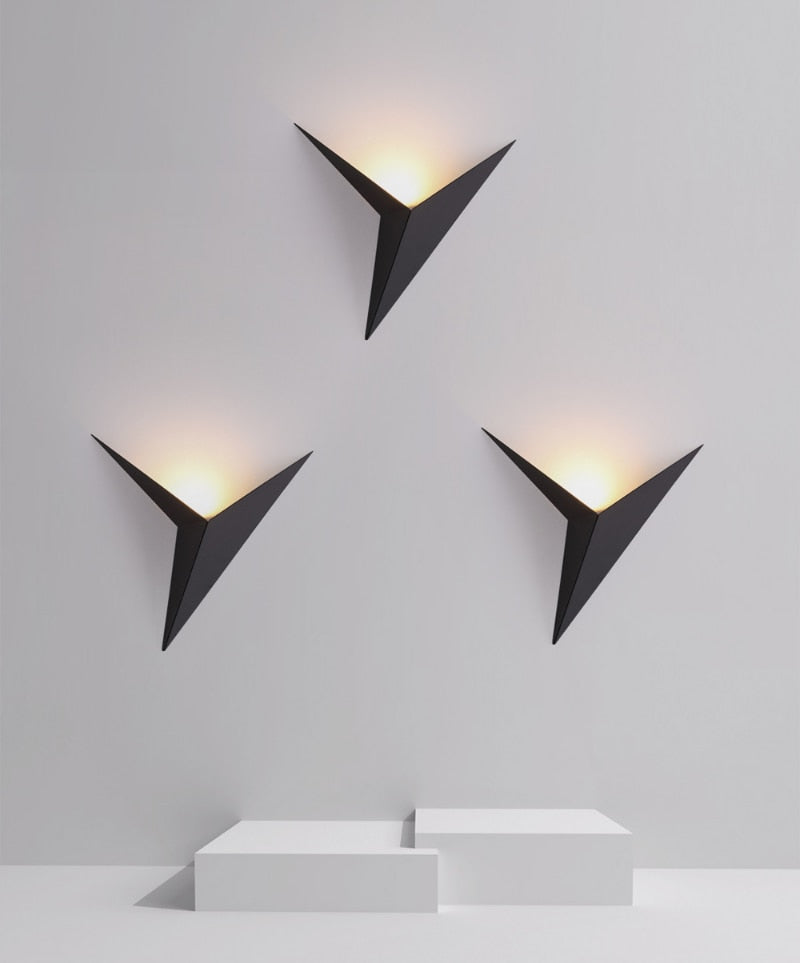 Skorter | TriGlow – Triangular Wall Lamp for Sleek, Modern Lighting