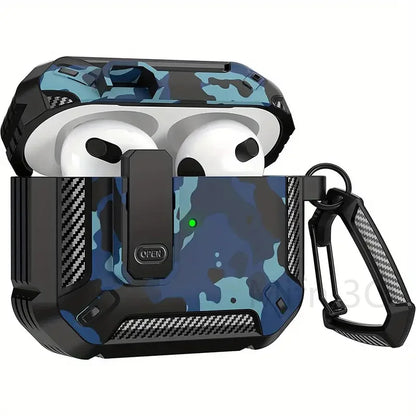 Skorter | Camouflage Security Lock AirPods Case