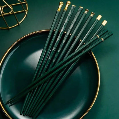 Skorter | DineLux – Luxurious Chopstick Set with Refined Designs (5 Pairs)