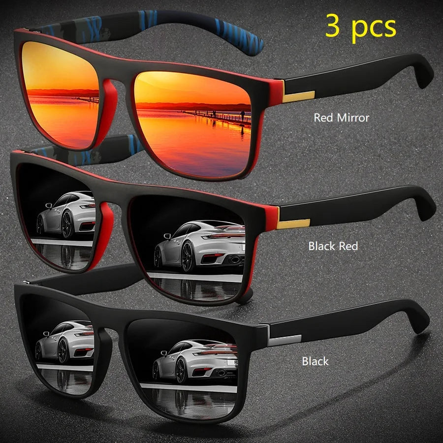 Skorter | Square Sports Sunglasses UV400 Unisex Fishing & Driving Eyewear