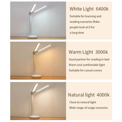 Skorter | Adjustable Reading Lamp - Rechargeable Dimmable with Phone Table
