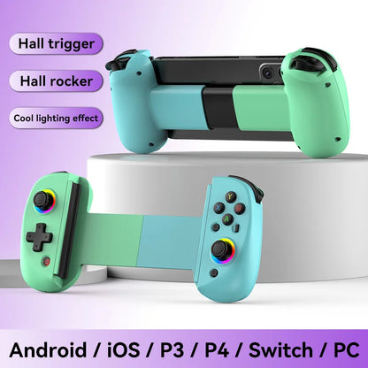 Skorter | BSP D8 RGB Wireless Tablet Controller with Bluetooth Stretching Joystick for Switch Gaming