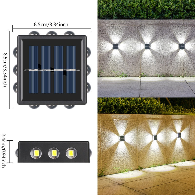 Skorter | SolarVibe – Sustainable Solar Wall Light for Modern Outdoors