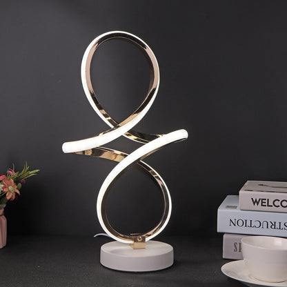 Skorter | InfinityGlow – LED Spiral Table Lamp with Endless Design