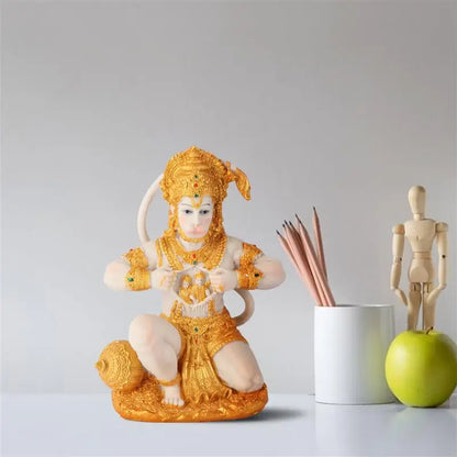 Skorter | 1 Piece Hanuman Buddha Monkey God Figurine Southeast Asian Style Home Sculpture Lord Hanuman Statue Buddha Figur Ornament