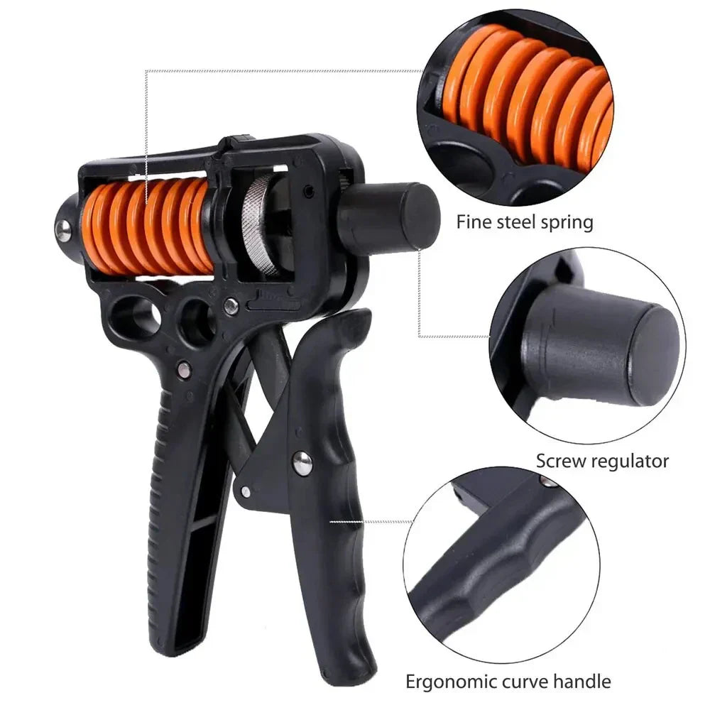 Skorter | Adjustable 5-165kg Heavy Grip Strengthener - Finger Expander for Arm, Wrist, and Forearm Training